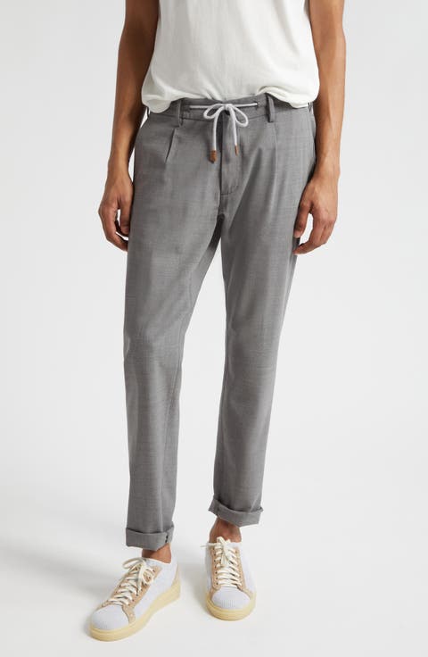 VIP【関税送料無料】希少 ELEVENTY GREY LINEN AND WOOL PANTS Men's Eleventy Pants | Nordstrom