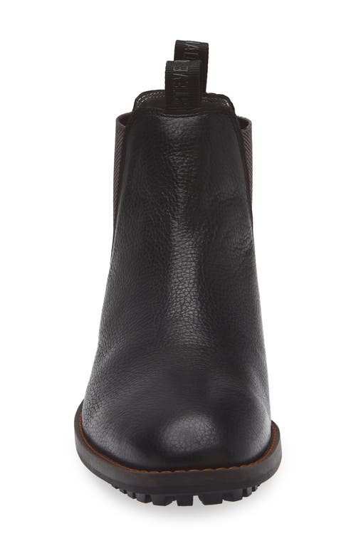 Steve Madden Fenton Lug Sole Chelsea Boot In Black