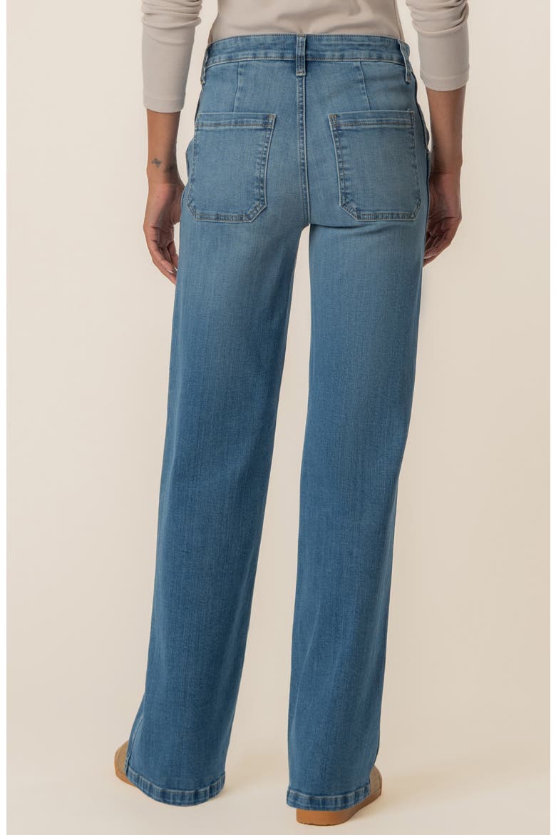 The Jean High Waist Wide Leg Jeans, Alternate, color, INCANDESCENT