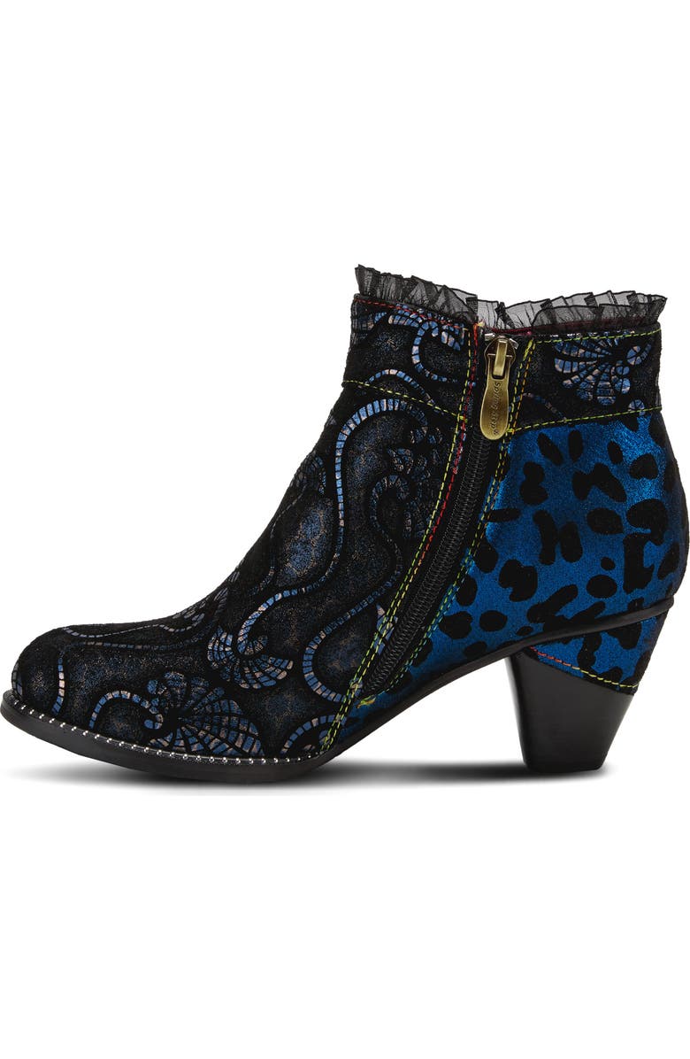 L'Artiste by Spring Step L'Artiste Dessa Bootie, Alternate, color, Navy Multi Suede