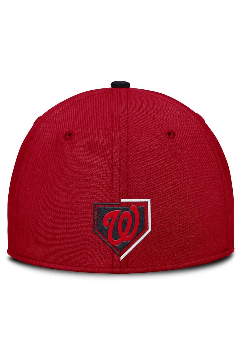 Men's Nike Red Washington Nationals Primetime Rise Dri-FIT Flex Hat, Alternate, color, Red