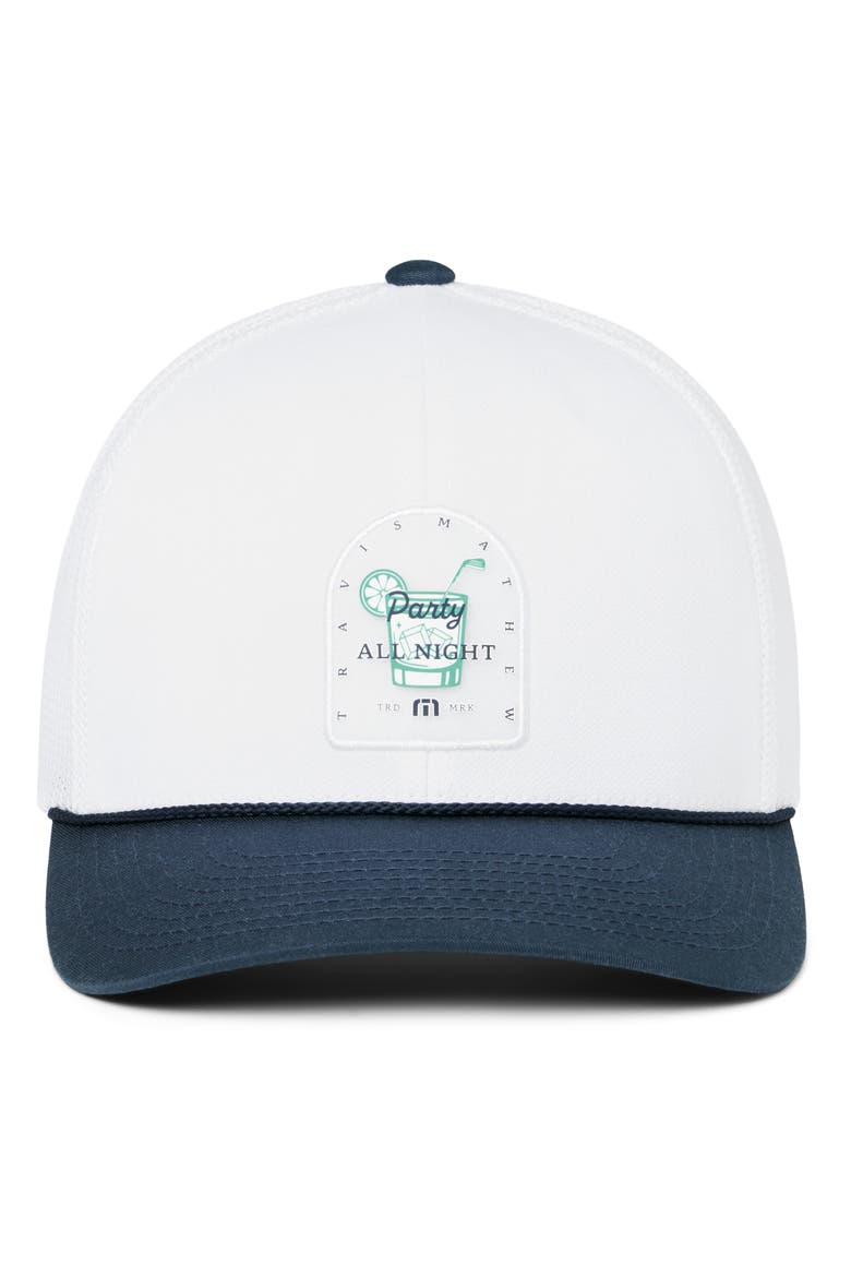 Beer Break Snapback Golf Hat, Alternate, color, WHITE