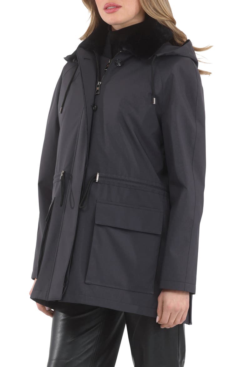 Parka with Removable Hood And Vest, Alternate, color, ANTHRACITE/BLACK
