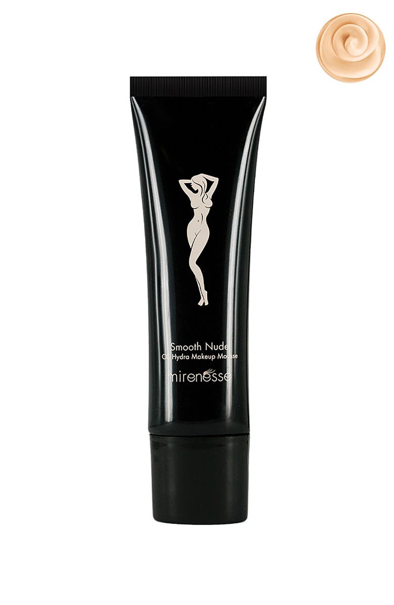 MIRENESSE Smooth Nude CC Hydra Makeup Mousse Foundation - Vanilla, Main, color,