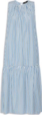 Weekend Max Mara Capo Stripe Cotton Maxi Dress