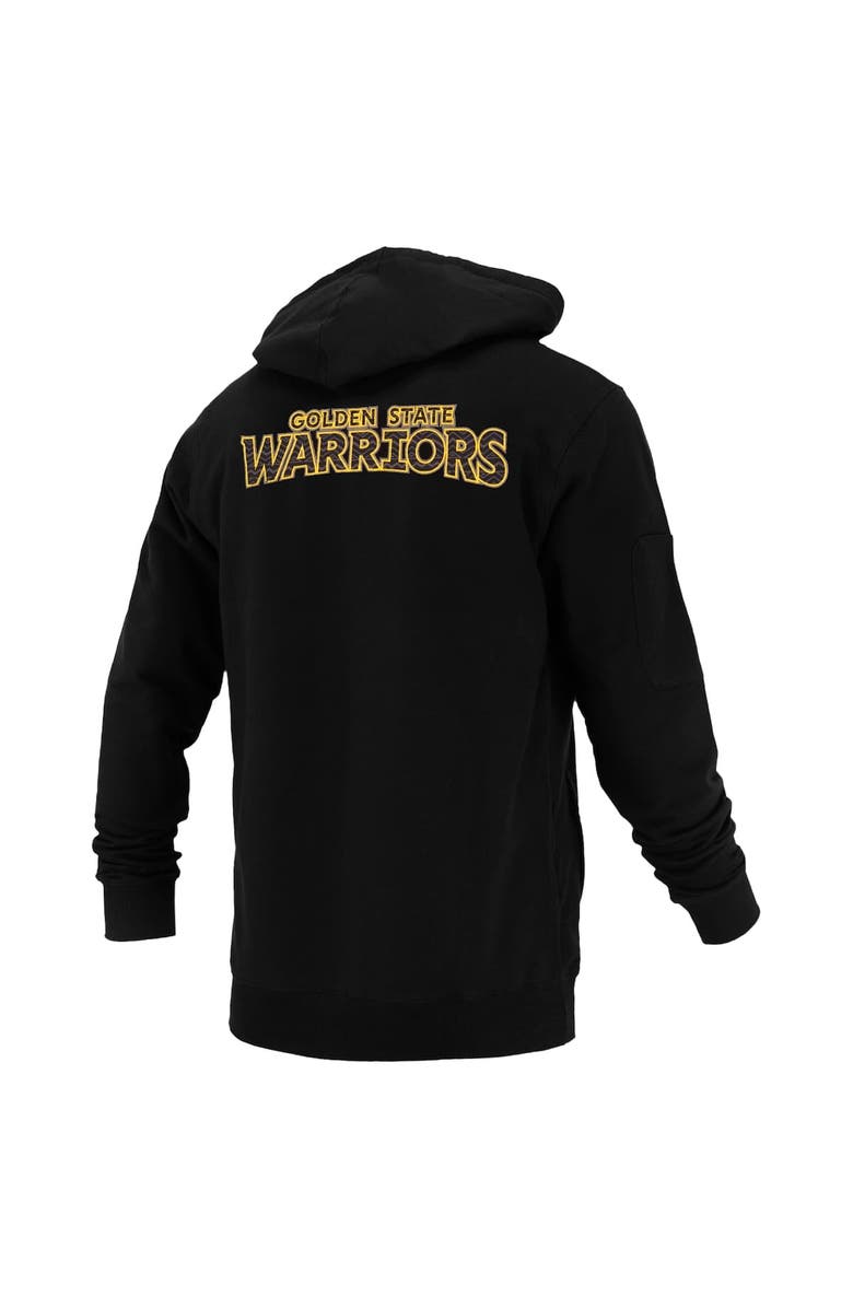 FISLL Unisex FISLL Black Golden State Warriors Logoman Shadow Collection Pullover Hoodie, Alternate, color, Black
