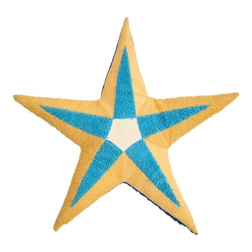 Kaplan Early Learning Company Plush Sea Star Pillow In Blue
