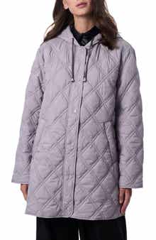 Bernardo Hooded Quilted Liner Jacket