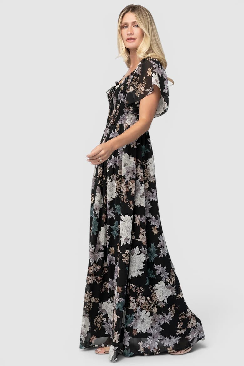 Divine Maxi Dress, Alternate, color, Black Multi