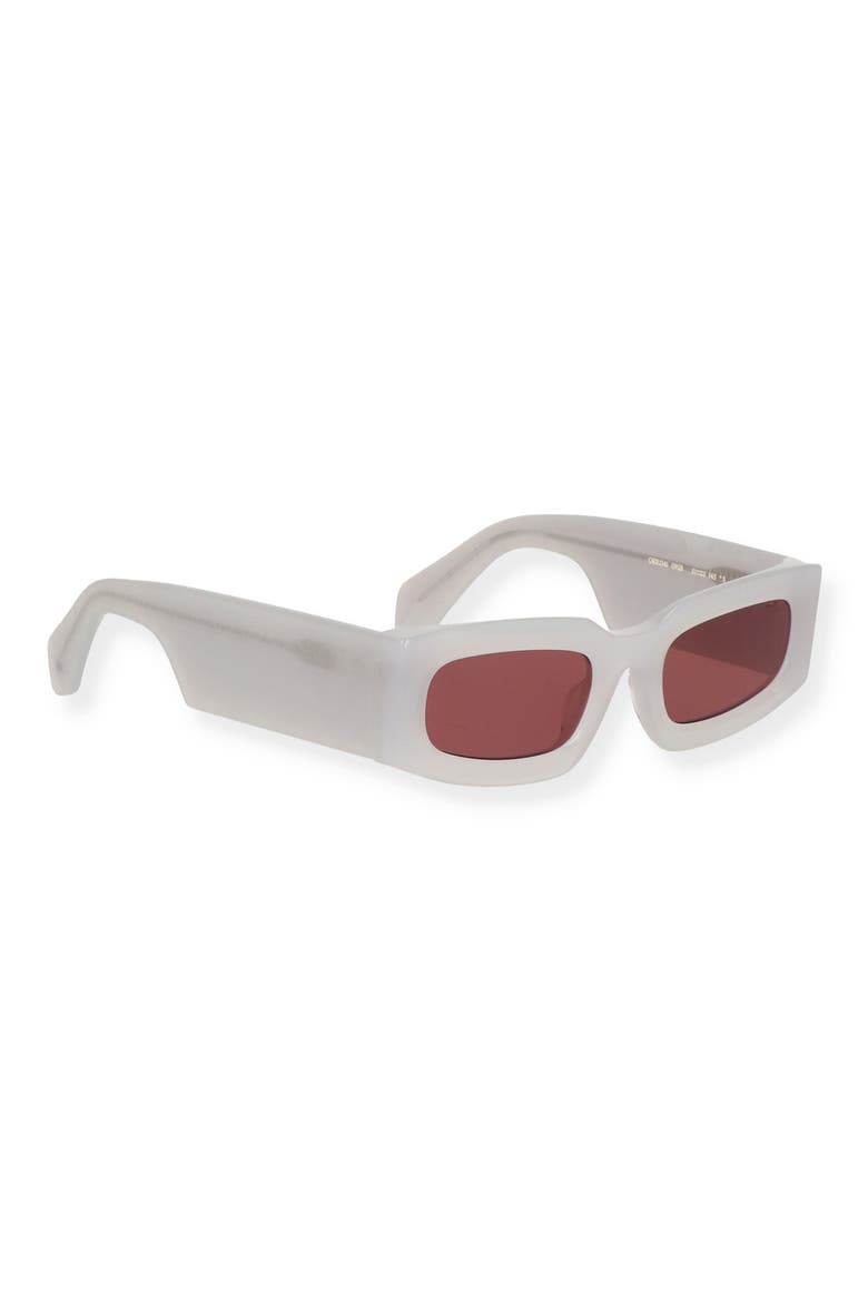 Cary 51mm Rectangular Sunglasses, Alternate, color, GREY BURGUNDY