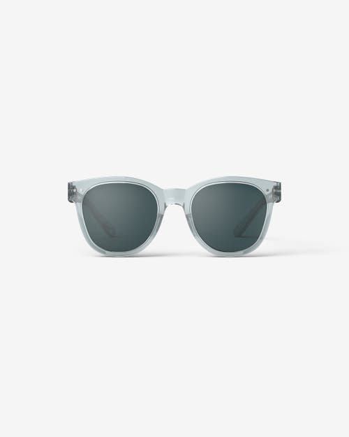 Izipizi Womens Frozen Blue #n Oversized Square-framed Sunglasses In Blue