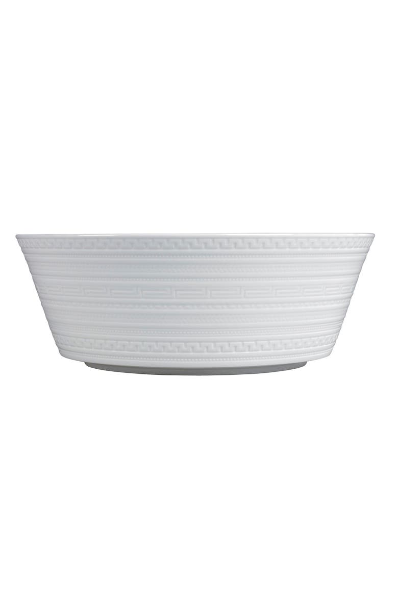 Wedgwood Intaglio Large Bone China Serving Bowl, Main, color, White