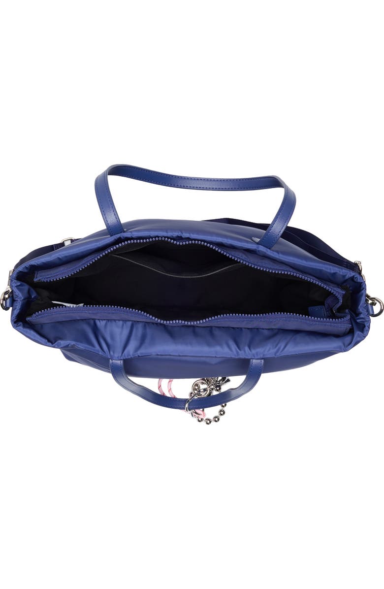 Madden Girl Recycled Polyester Tote Bag, Alternate, color, Navy