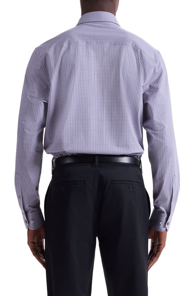 Bugatchi James OoohCotton<sup>®</sup> Button-Up Shirt, Alternate, color, Platinum
