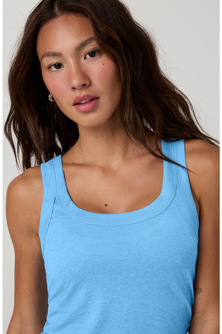 Energy Racerback Tank, Alternate, color, OASIS BLUE HEATHER