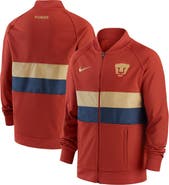 Nike Youth Nike Burnt Orange Pumas I96 Anthem Raglan Full-Zip Jacket