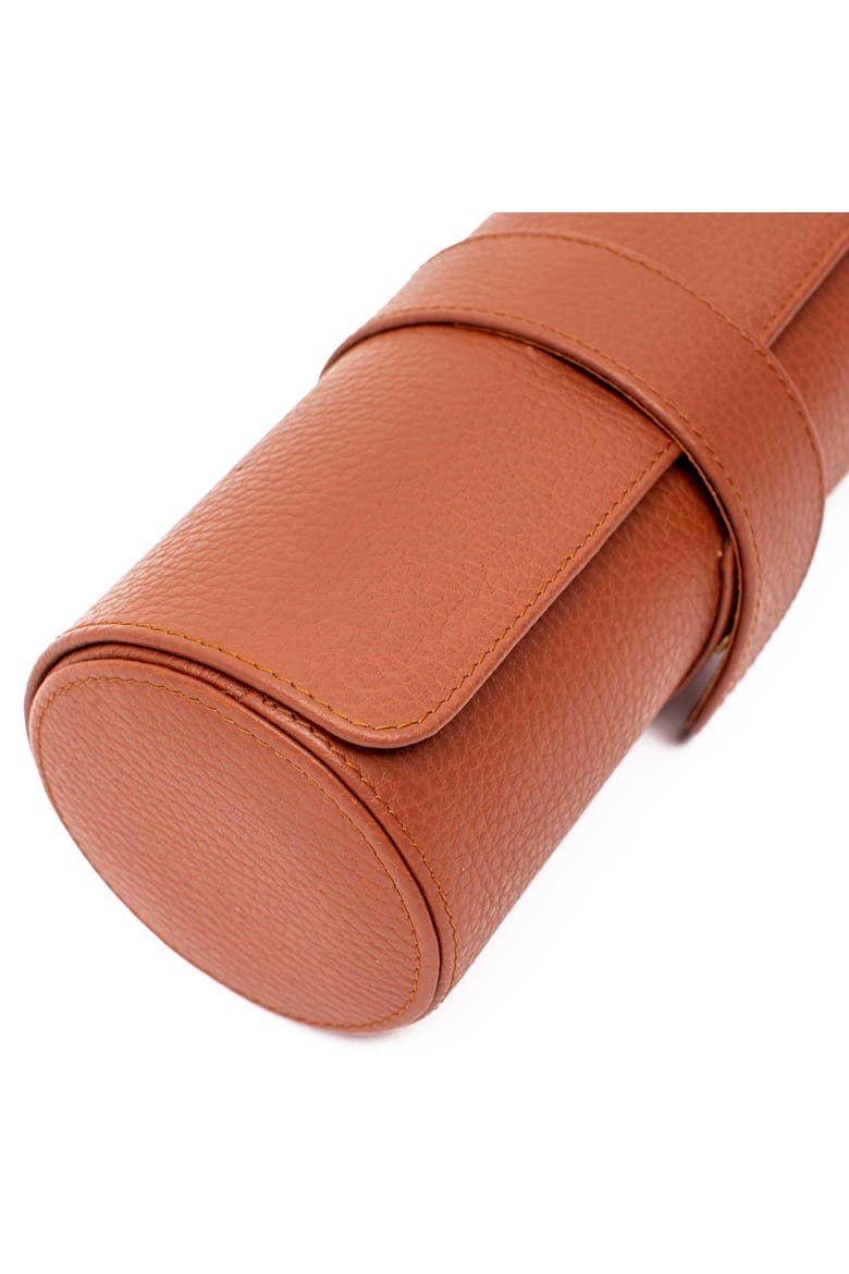 BEREKLEY THREE WATCH ROLL, Alternate, color, Tan