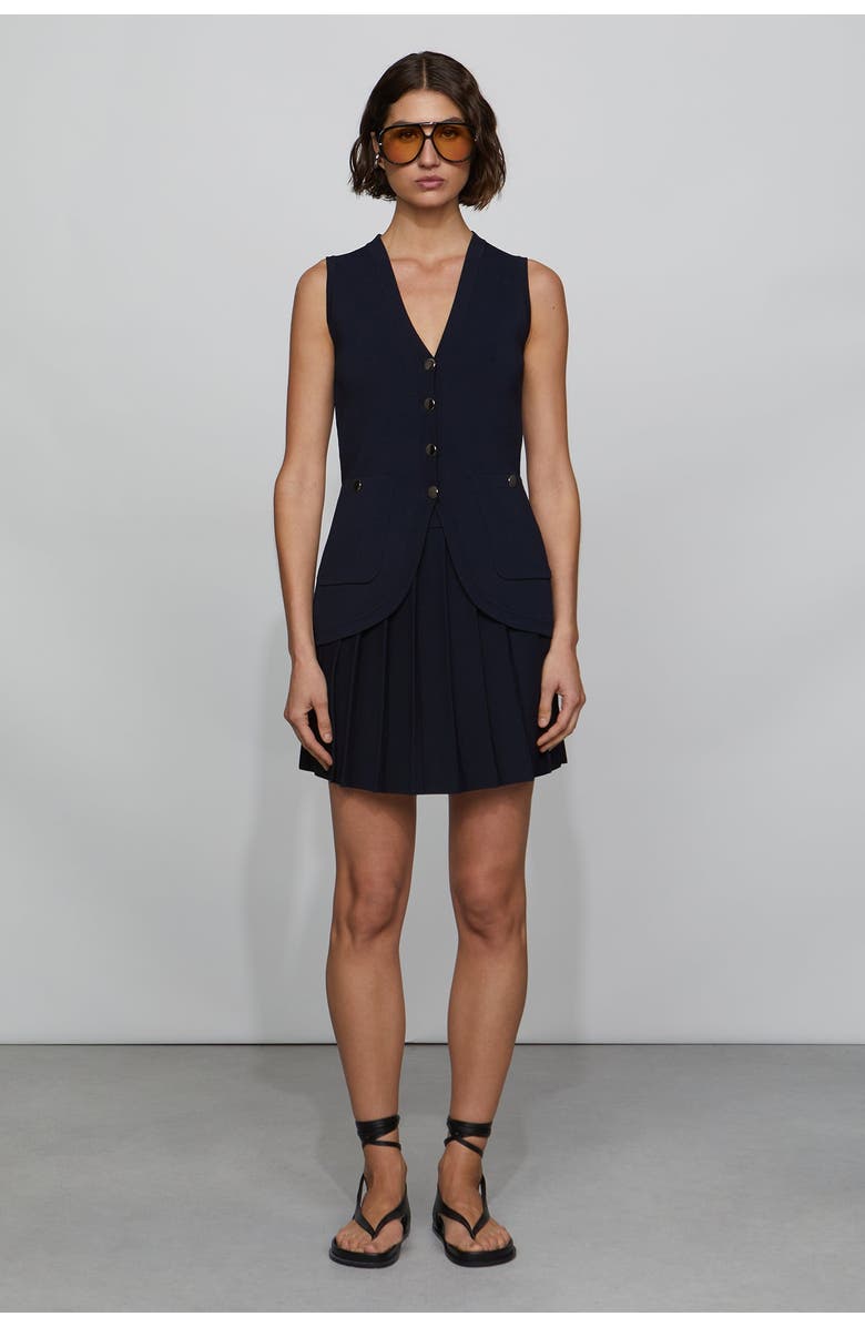 Et Ochs Zoe Knit Vest, Main, color, Dark Navy