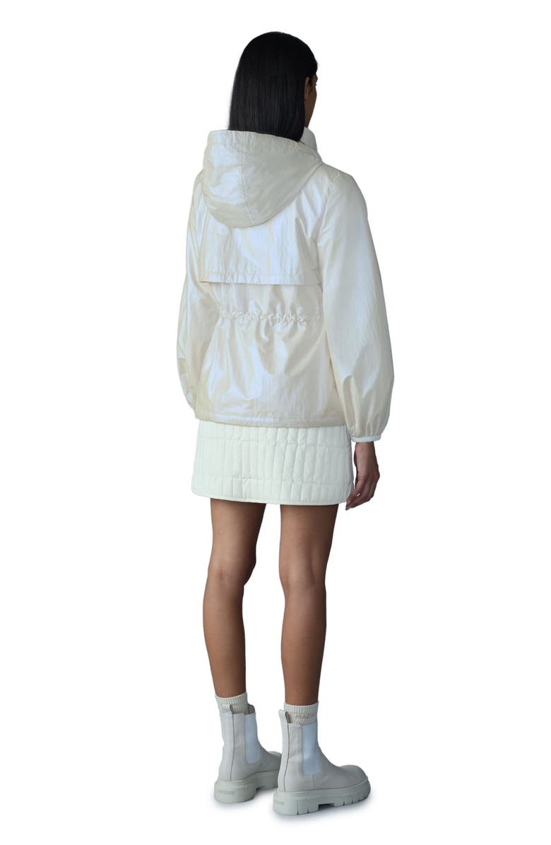 Mackage Isha Metallic Water Repellent Rain Jacket, Alternate, color,