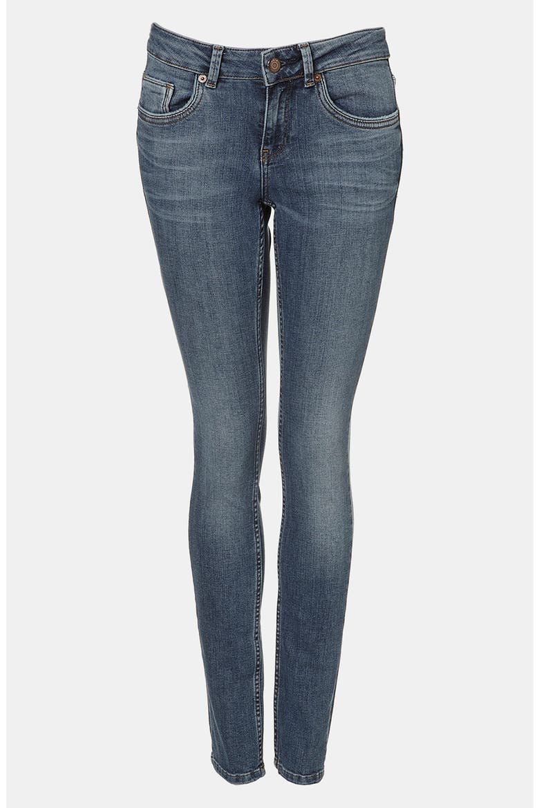 Moto 'Baxter' Skinny Jeans, Main, color, MIDSTONE