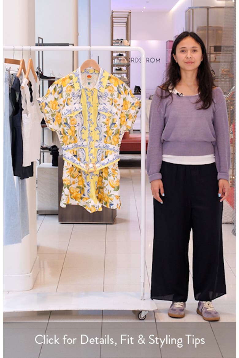 Sicily Linen Romper video