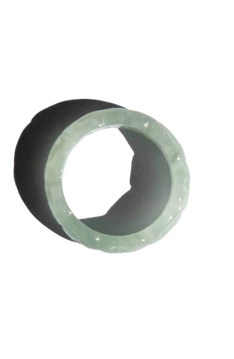 seree Weave Off white jade ring, Alternate, color, Off White