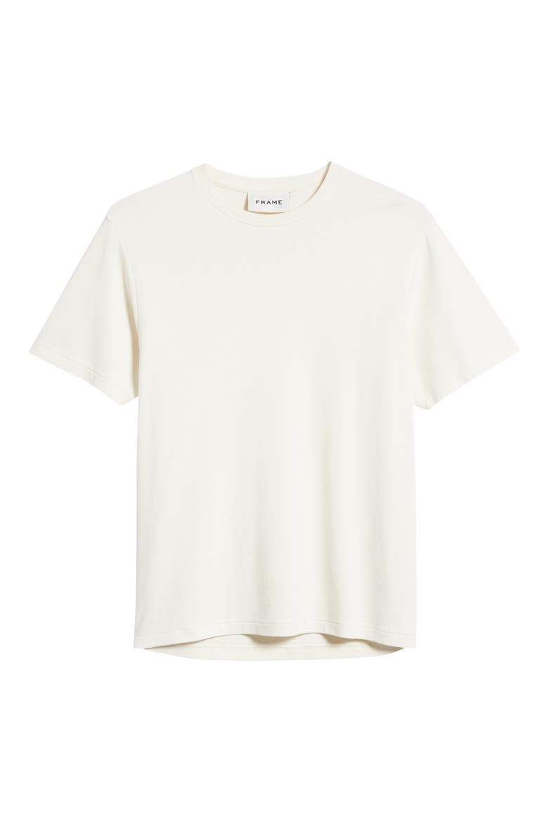 Duo Fold Cotton T-Shirt, Alternate, color, WHITE SAND
