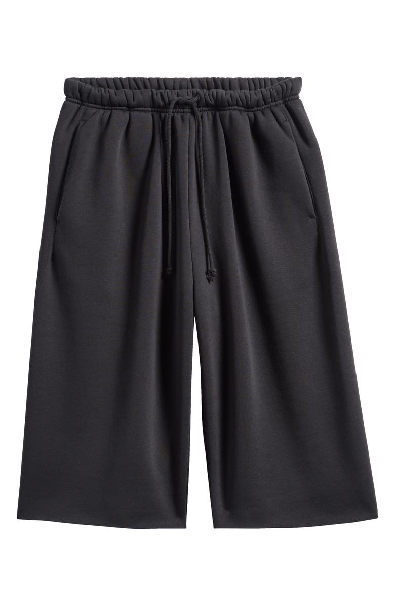 SKIMS Relaxed Long Shorts, Main, color, Washed Onyx