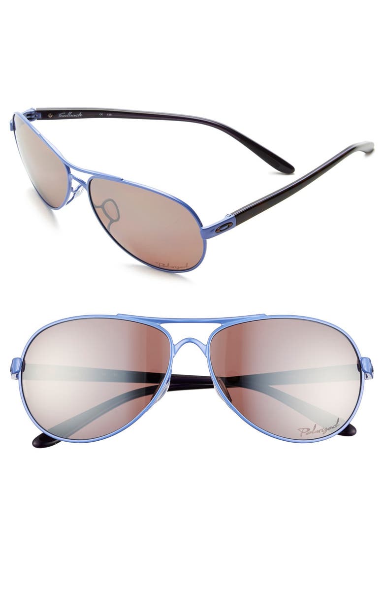 Oakley 'Feedback' 59mm Polarized Sunglasses, Main, color, 