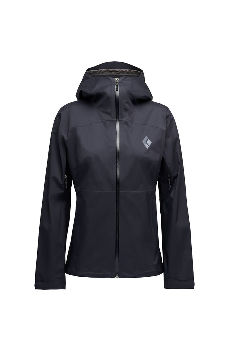 Black Diamond Fineline Stretch Rain Shell - Women's, Main, color, Black