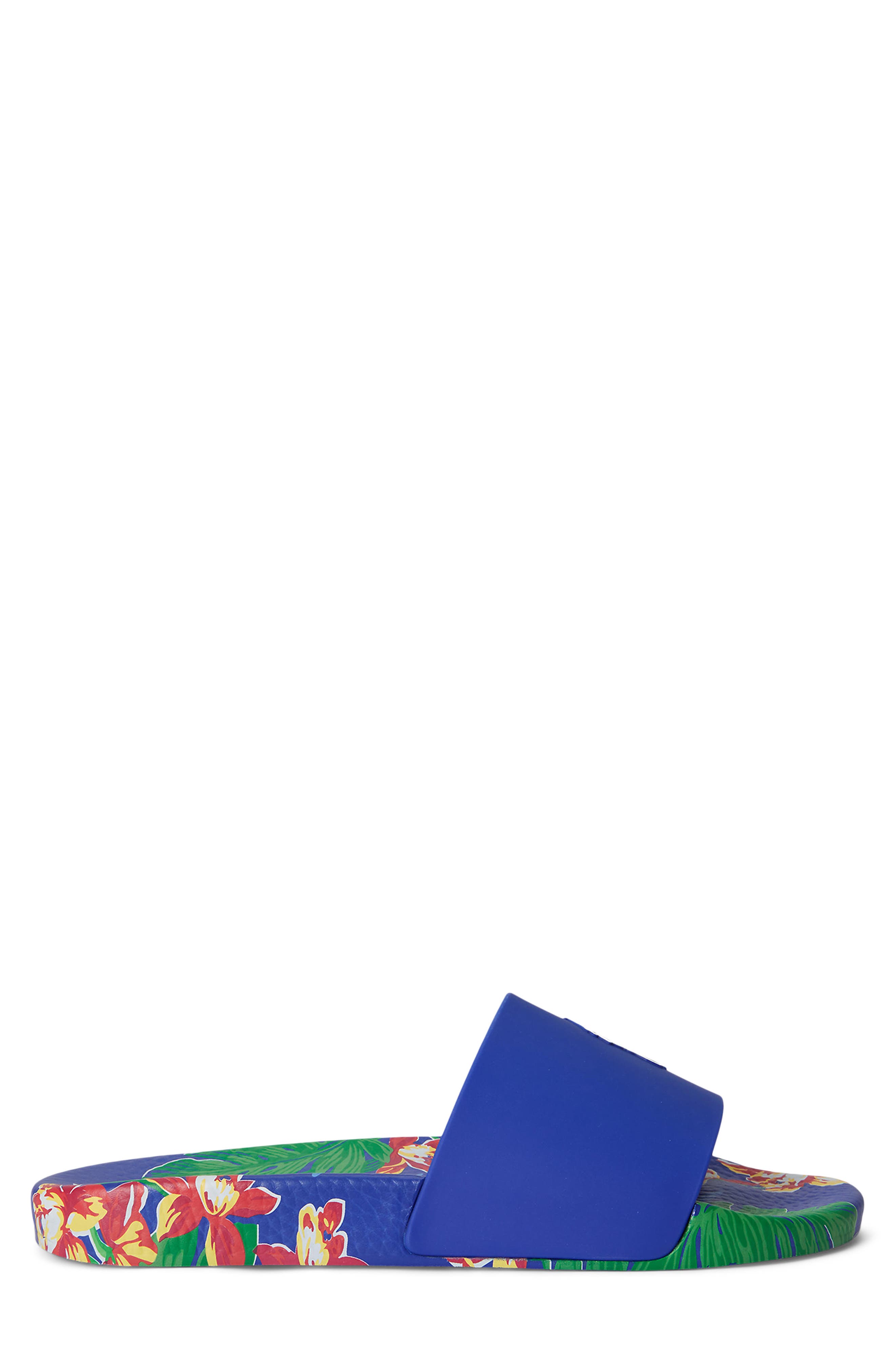 Signature Pony Slide, Alternate, color, TROPICAL ROYAL