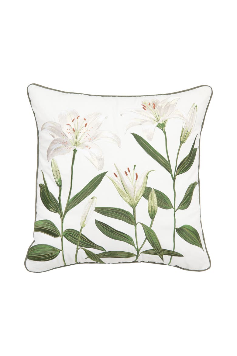 Lily Pillow, Main, color, Green