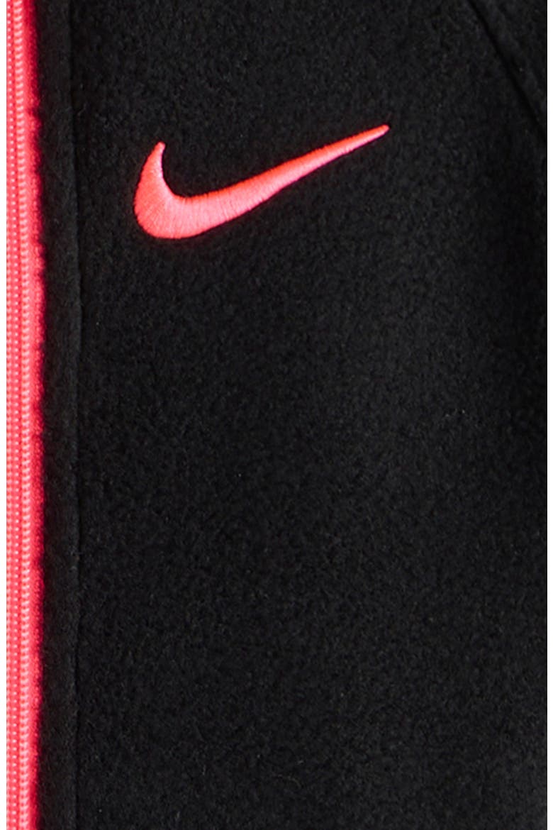 Kids' Fleece Jacket, Alternate, color, BLACK