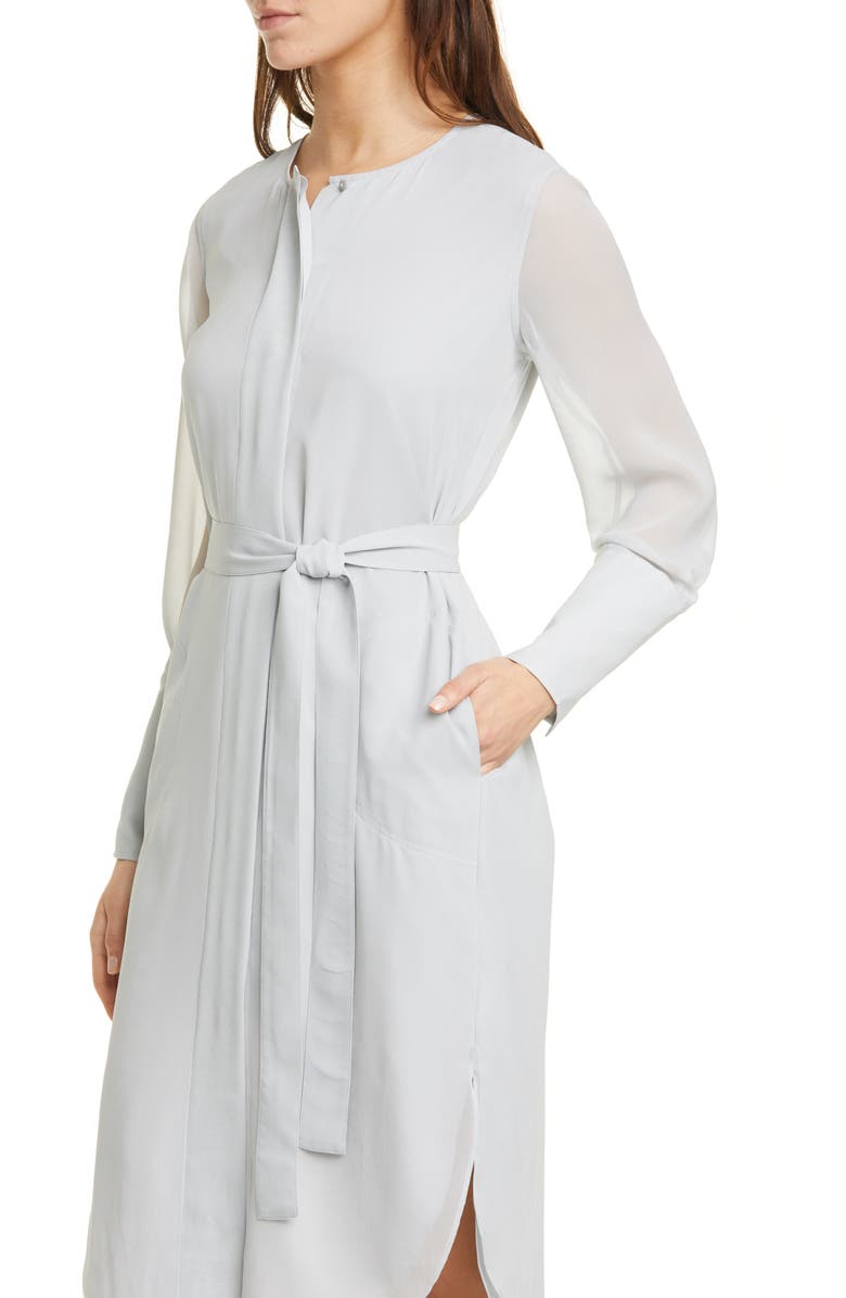 club monaco long sleeve dress Club Monaco | Dresses | Nwt Club Monaco Endi Scalloped Sheath Dress Long  Sleeve Navy Blue