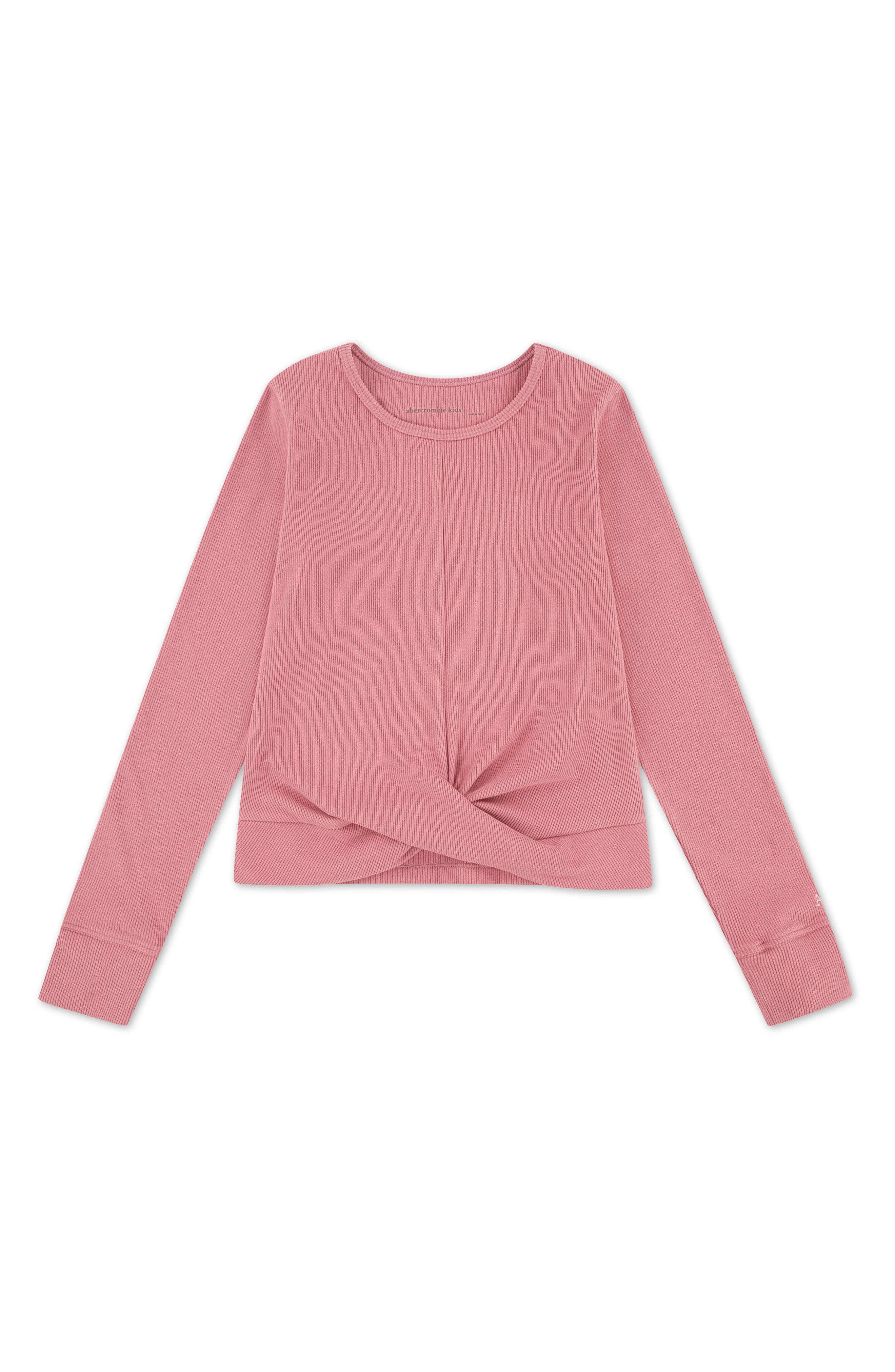 abercrombie kids Kids' Cozy Twist Long Sleeve Top