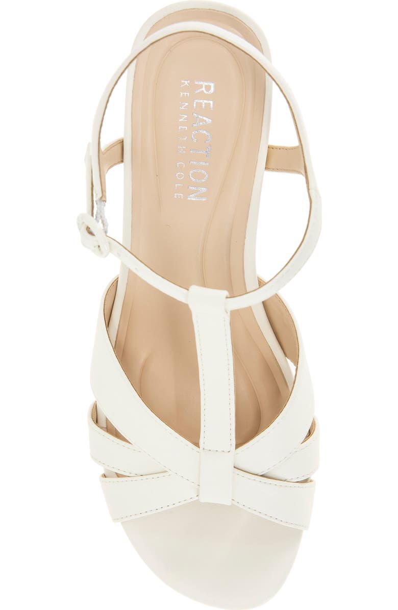 Reaction Kenneth Cole Reina T-Strap Platform Sandal, Alternate, color, Ecru