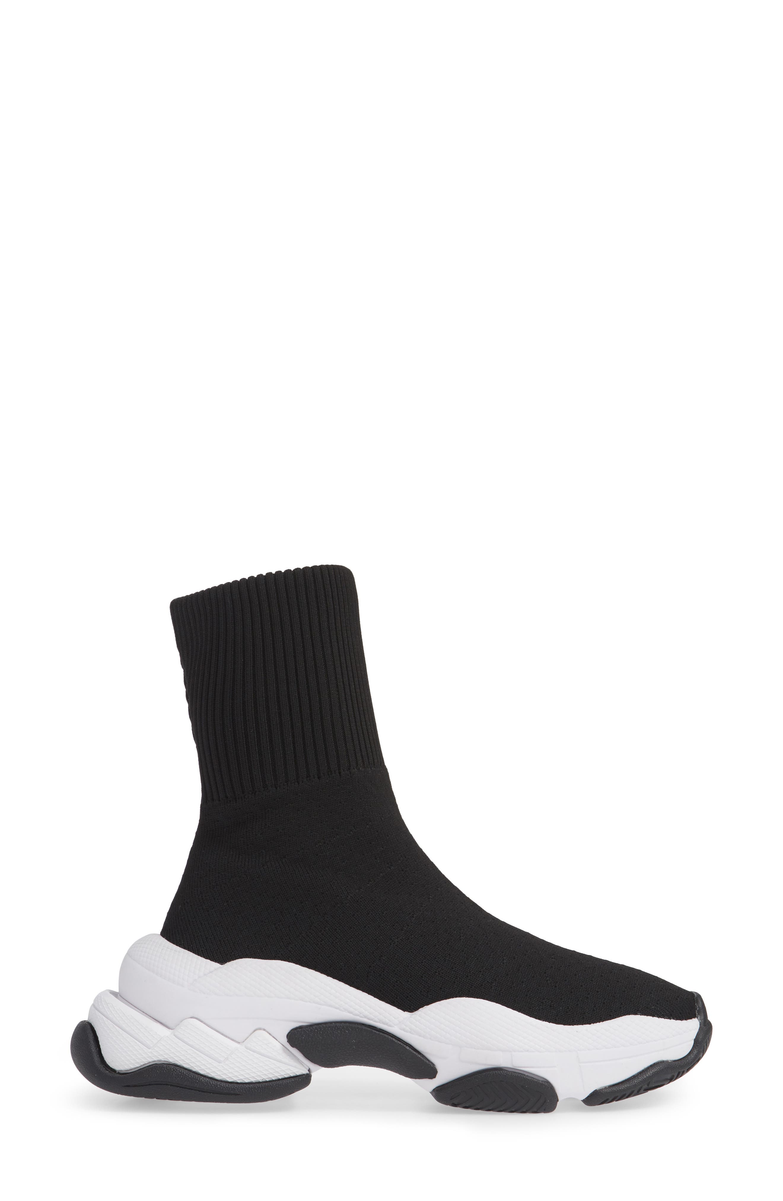 Jeffrey Campbell Tenko Ankle High Top Sock Sneaker, Alternate, color, 