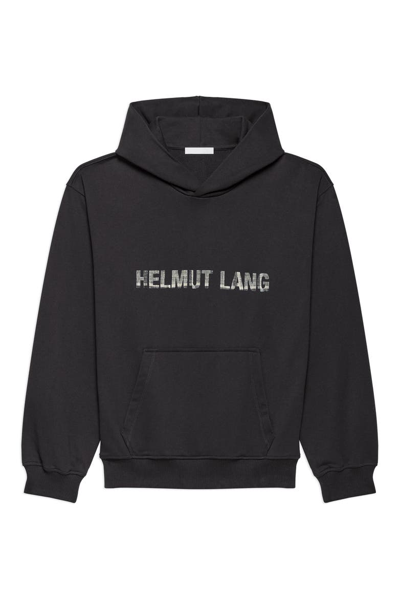 Graphic Plaid Check Logo Hoodie, Alternate, color, VINTAGE BLACK