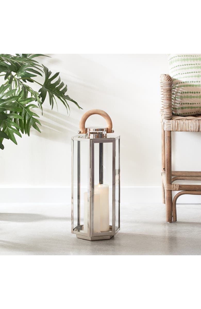 Napa Home & Garden Dockside Outdoor Lantern, Alternate, color, Silver