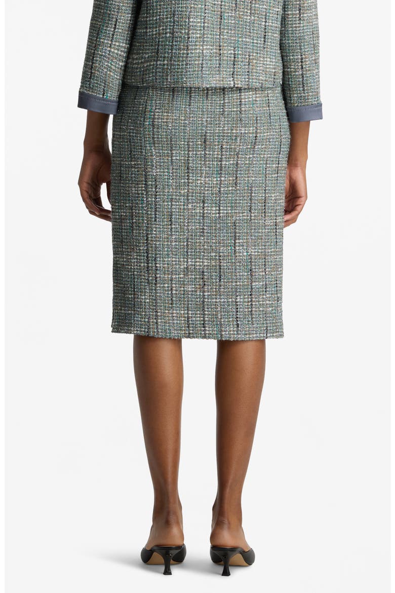 Metallic Tweed Skirt, Alternate, color, SLATE MULTI