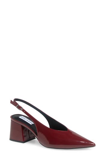 Steve Madden Faryn Slingback Pump In Wine