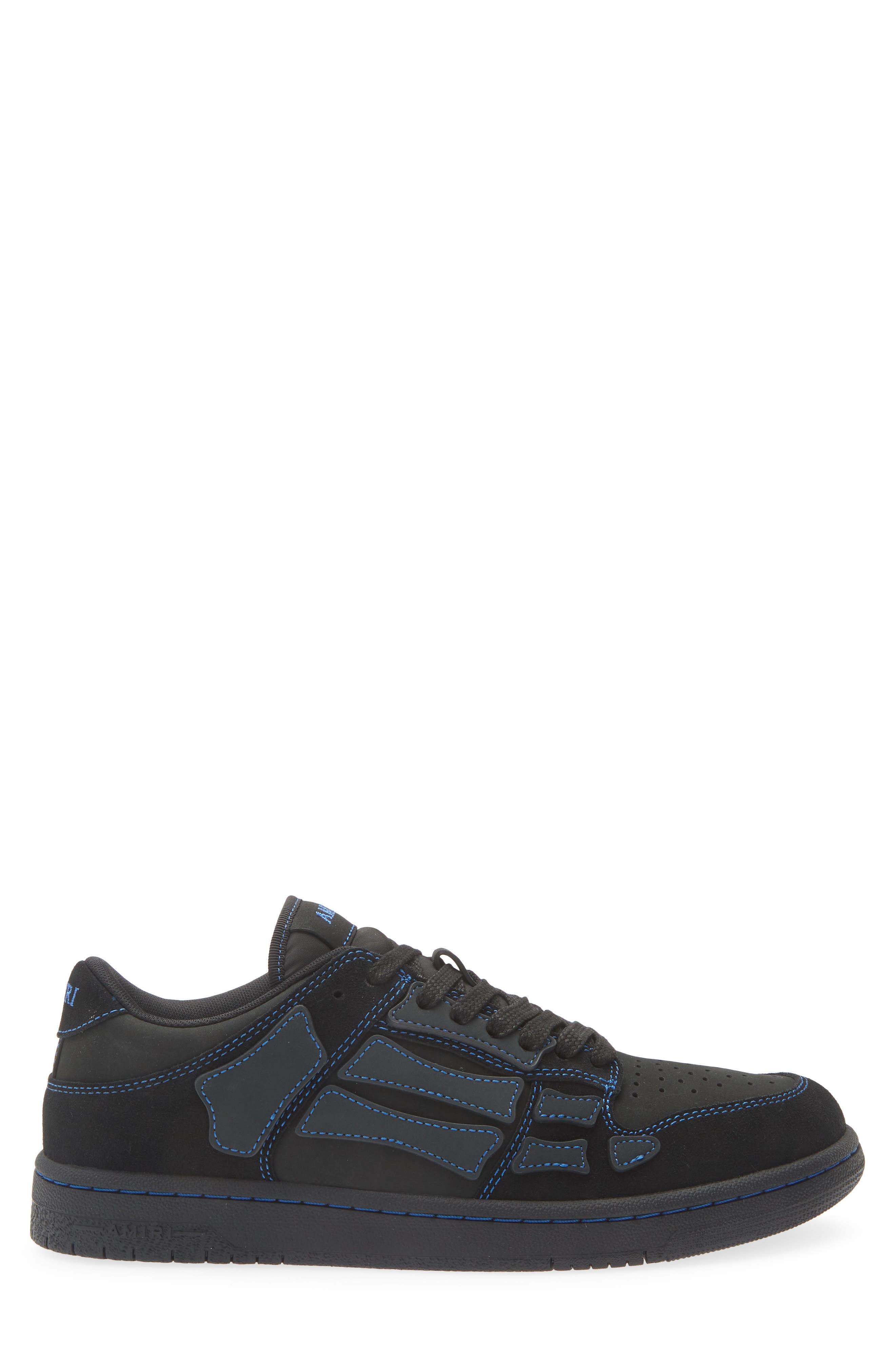 AMIRI Skeleton Low Top Sneaker, Alternate, color, Black