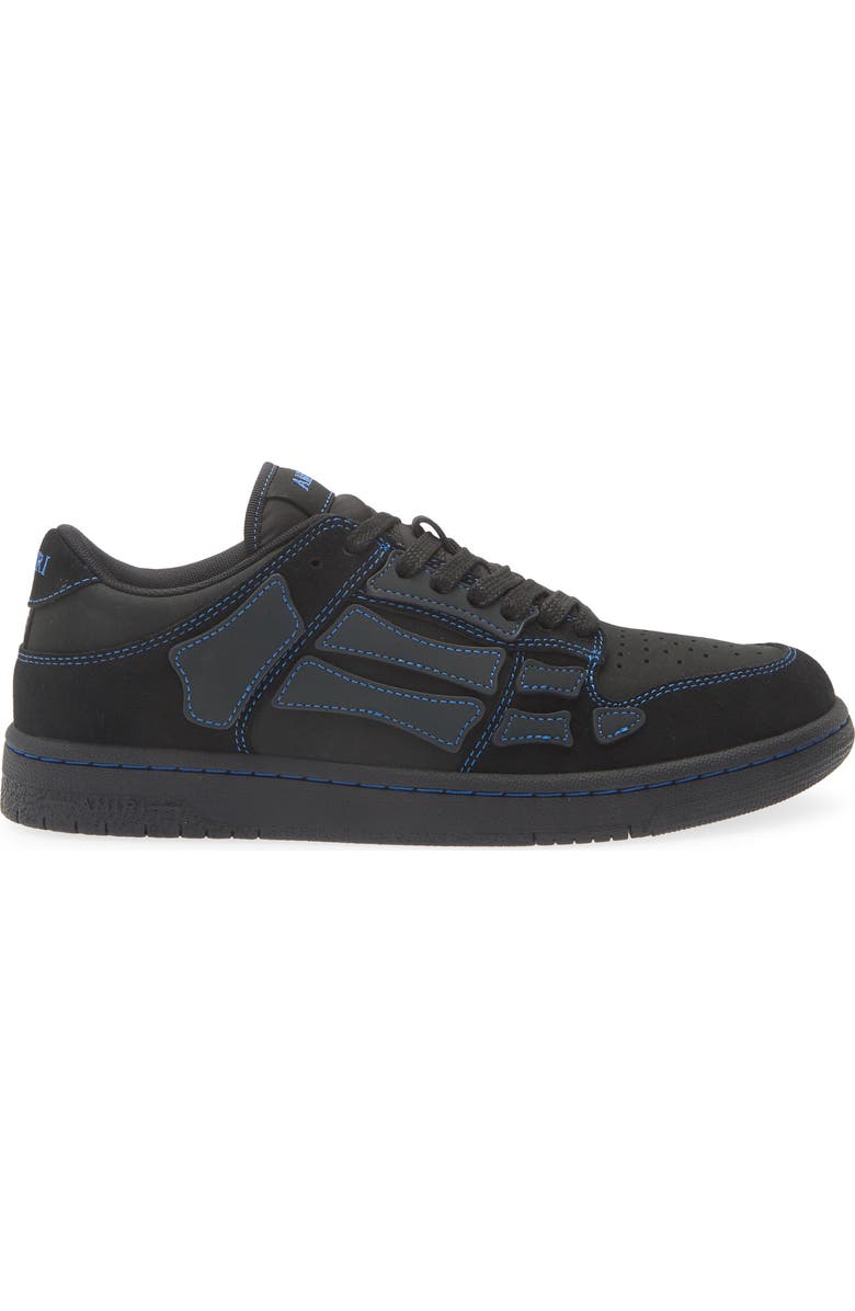 AMIRI Skeleton Low Top Sneaker, Alternate, color, Black