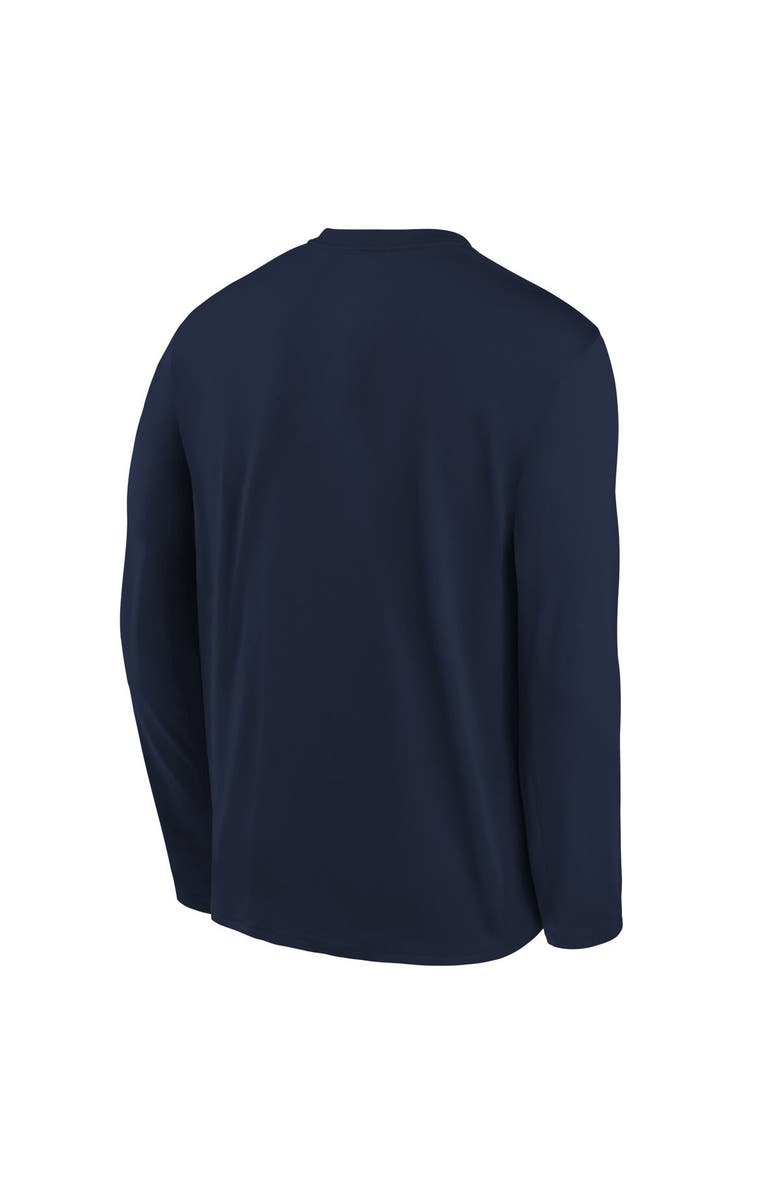 Nike Youth Nike Navy Houston Astros Authentic Collection Long Sleeve Performance T-Shirt, Alternate, color, 