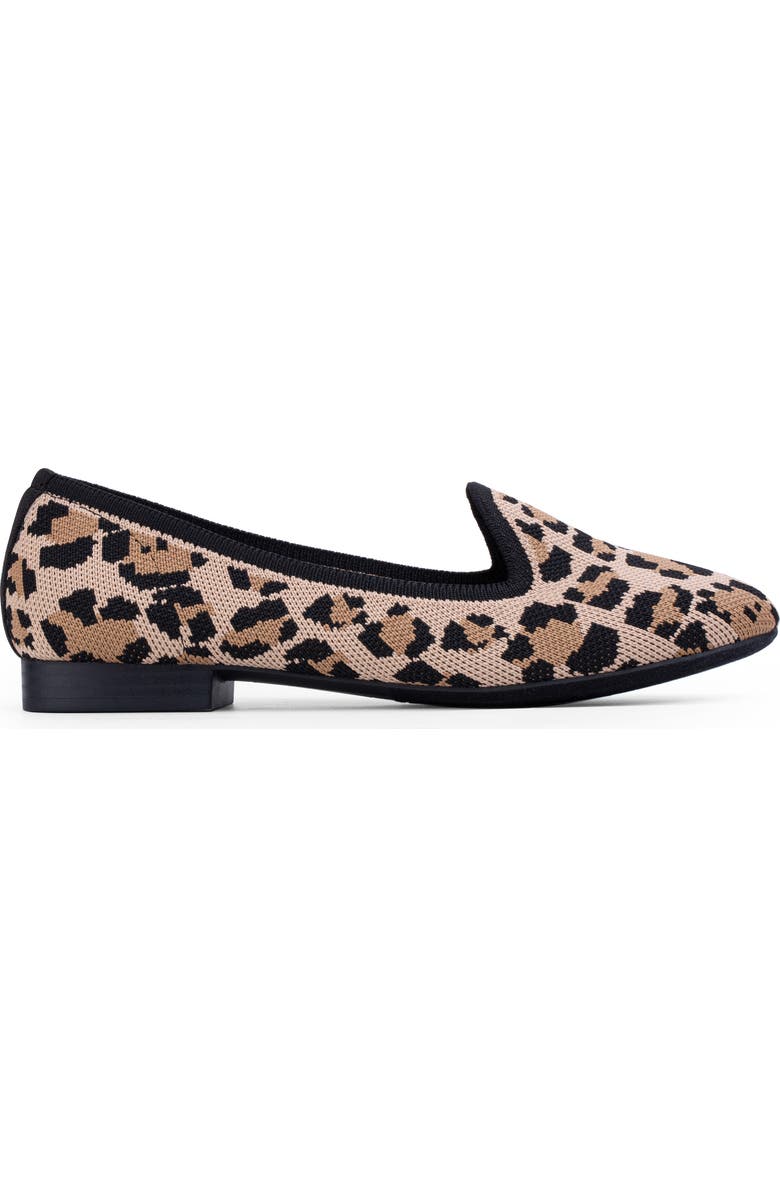 Me Too Basin Knit Loafer, Alternate, color, Leopard