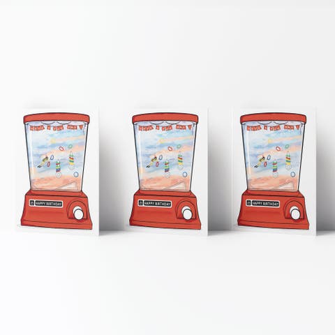 Birthday Greeting Card Pack (3ct) "Scuba Hoops"