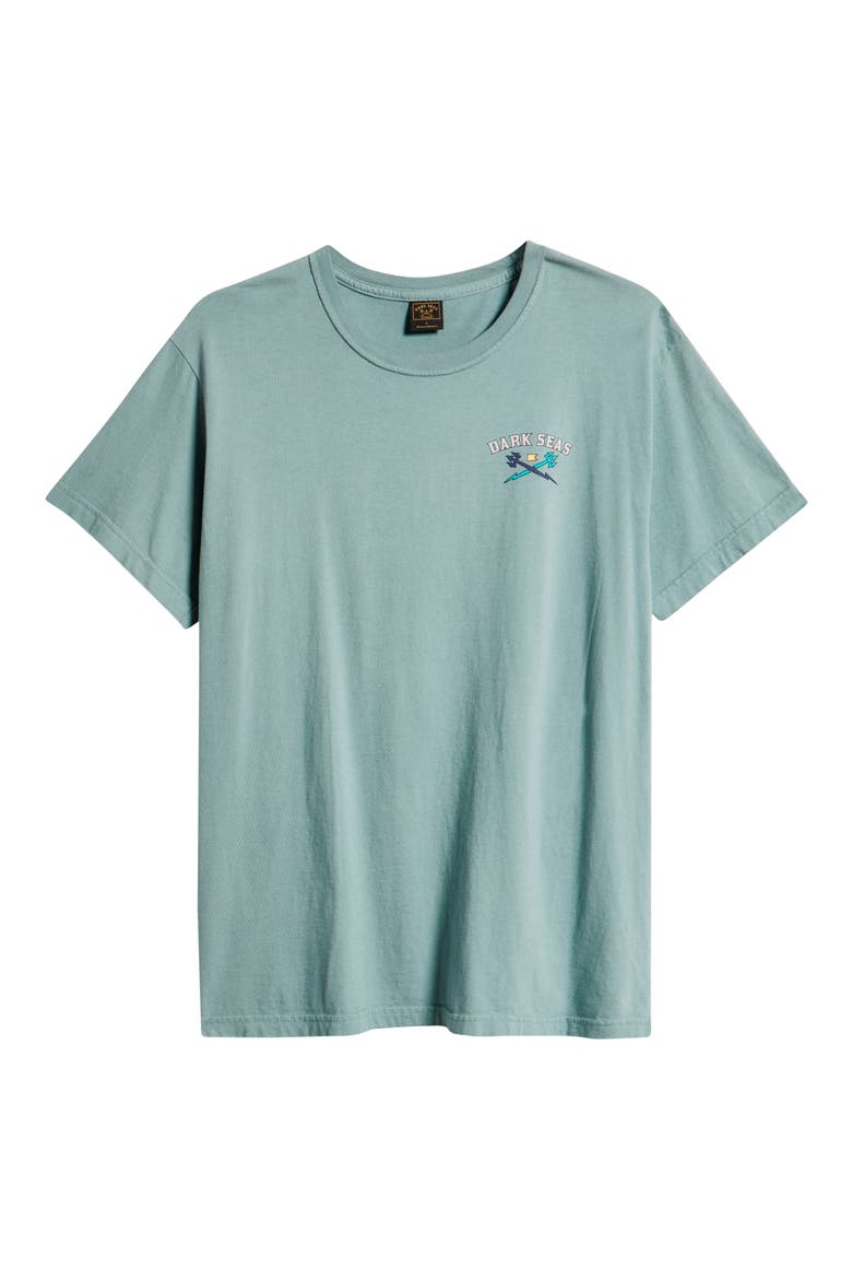 Octo Glass Cotton Graphic T-Shirt, Alternate, color, STORMY SEA