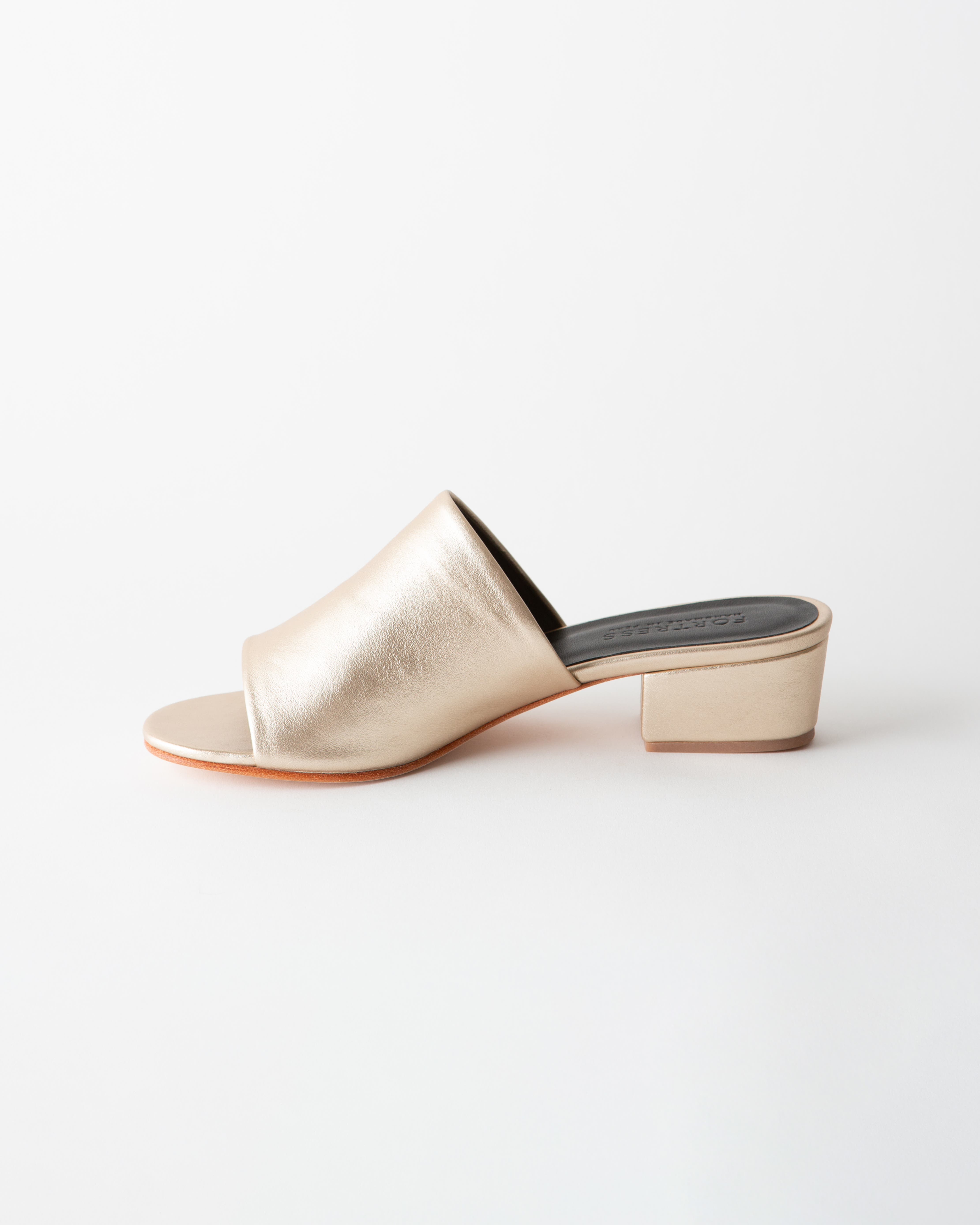 Fortress Rachel Block Heel Sandal, Alternate, color, Champagne Nappa