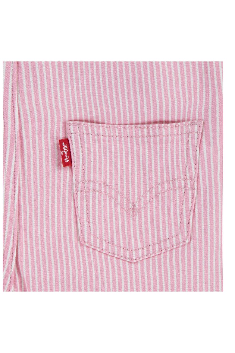 Railroad Stripe Overalls, Alternate, color, RED/ BRIGHT WHITE