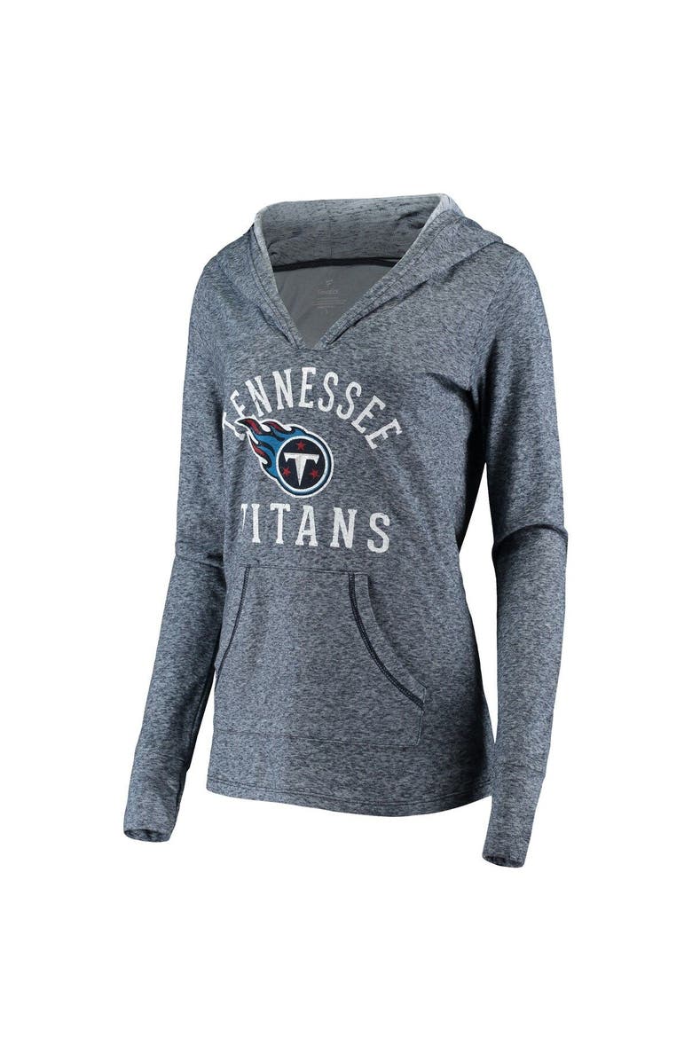 FANATICS Women's Fanatics Branded Navy Tennessee Titans Doubleface Slub Pullover Hoodie, Alternate, color, Navy